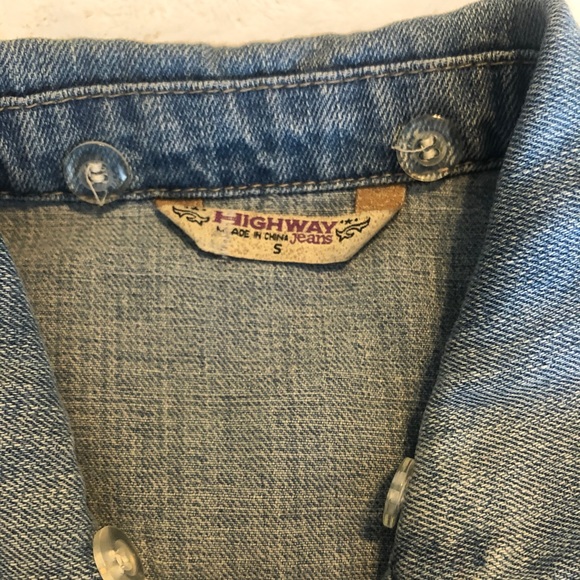 jean jacket vest - Picture 2 of 3